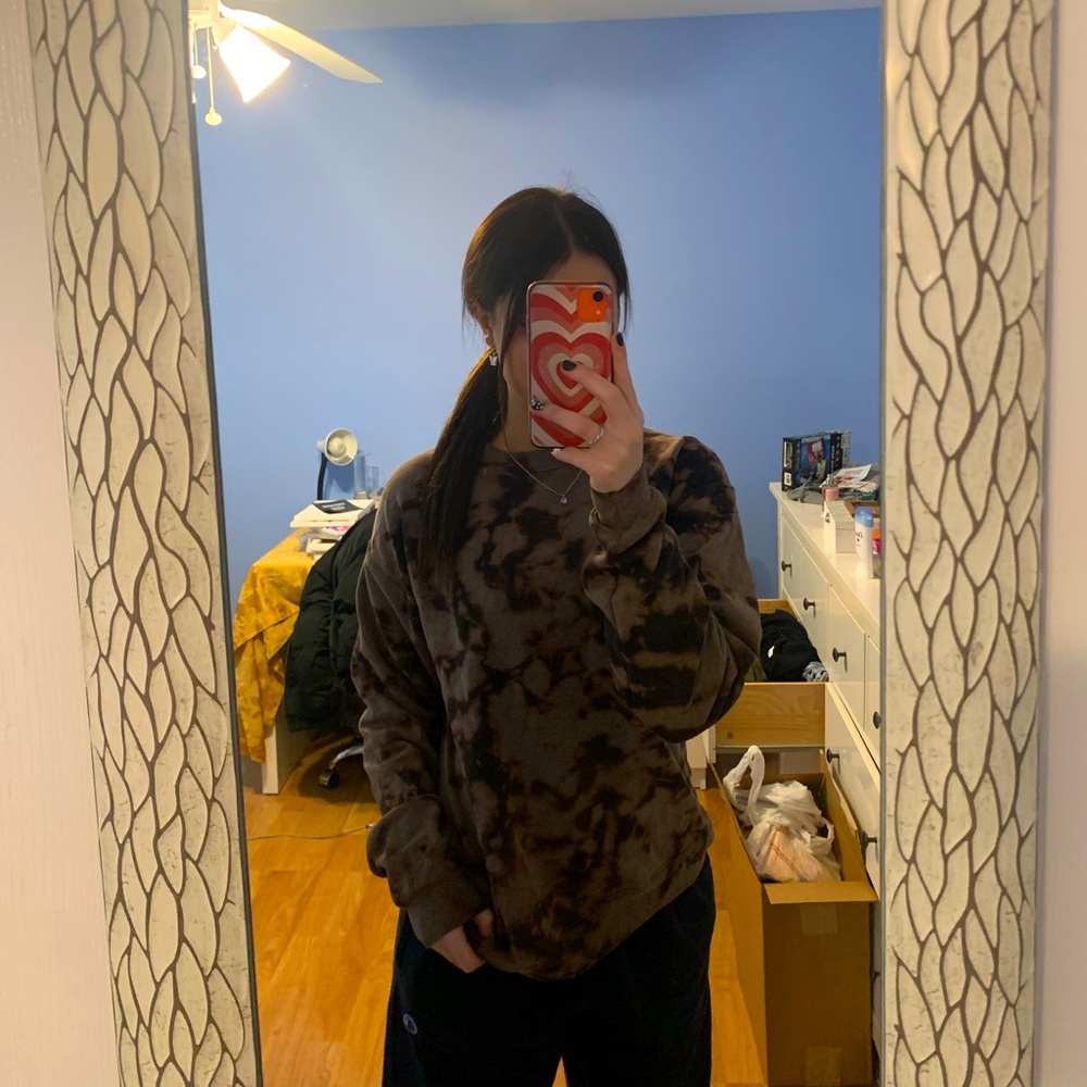 HOMEMADE TIE DYE CREW NECK (M)
